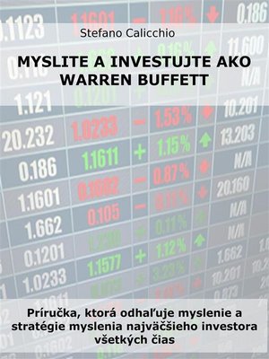 cover image of Myslite a investujte ako Warren Buffett
